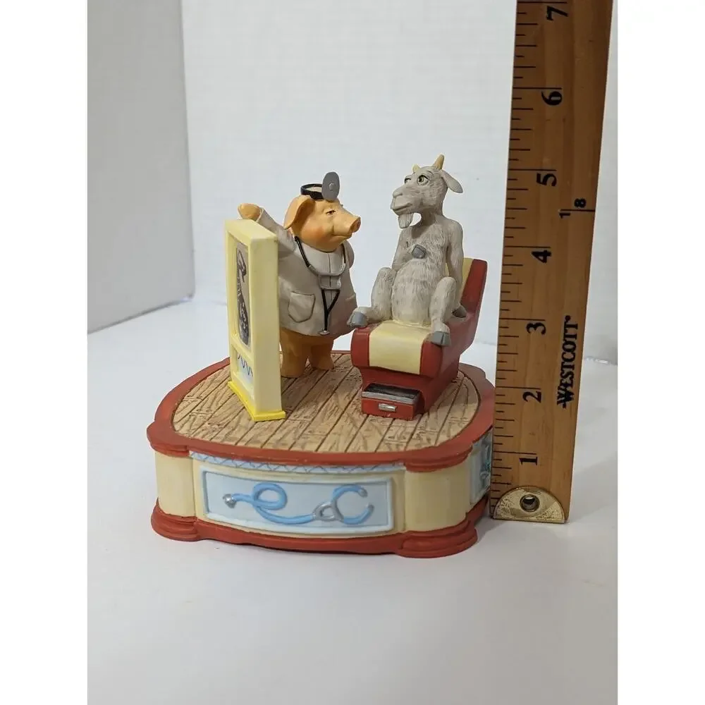 Vtg San Francisco Music Box Co 1992 Doctor Pig Plays Spoonful of Sugar